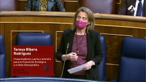Abucheos en el Congreso tras el “señora ministro” de un diputado de Vox a Teresa Ribera