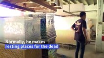 Thai coffin-maker kickflips his caskets into skateboards