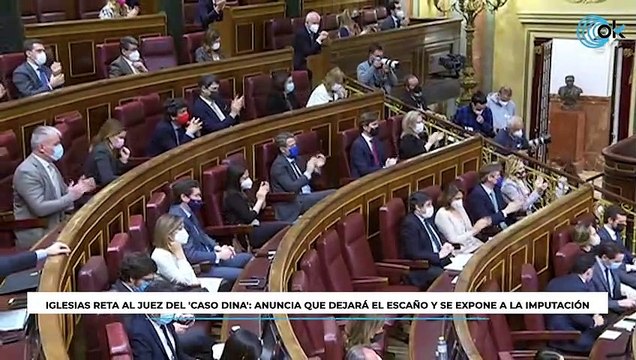Iglesias reta al juez del 'caso Dina': anuncia que dejará el escaño y se expone a la imputación