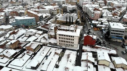 Çorum'da Mart ayında kar sürprizi
