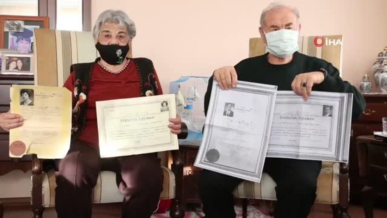 Bir Steteskop'la 62 yıl doktorluk yapan çift: "Bugün arkadaşlar çok büyük imkanlara sahip, sağlıkta çok iyiyiz"