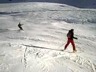 Descente de genepy à Tignes
