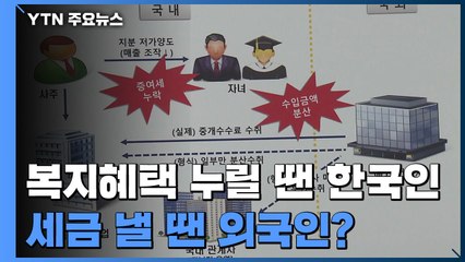 "복지혜택은 한국인, 세금낼 땐 외국인"...국세청, 역외탈세혐의 세무조사 / YTN