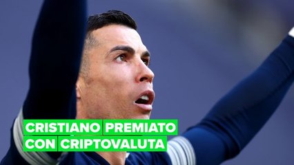 Cristiano Ronaldo è il primo calciatore premiato con criptovaluta