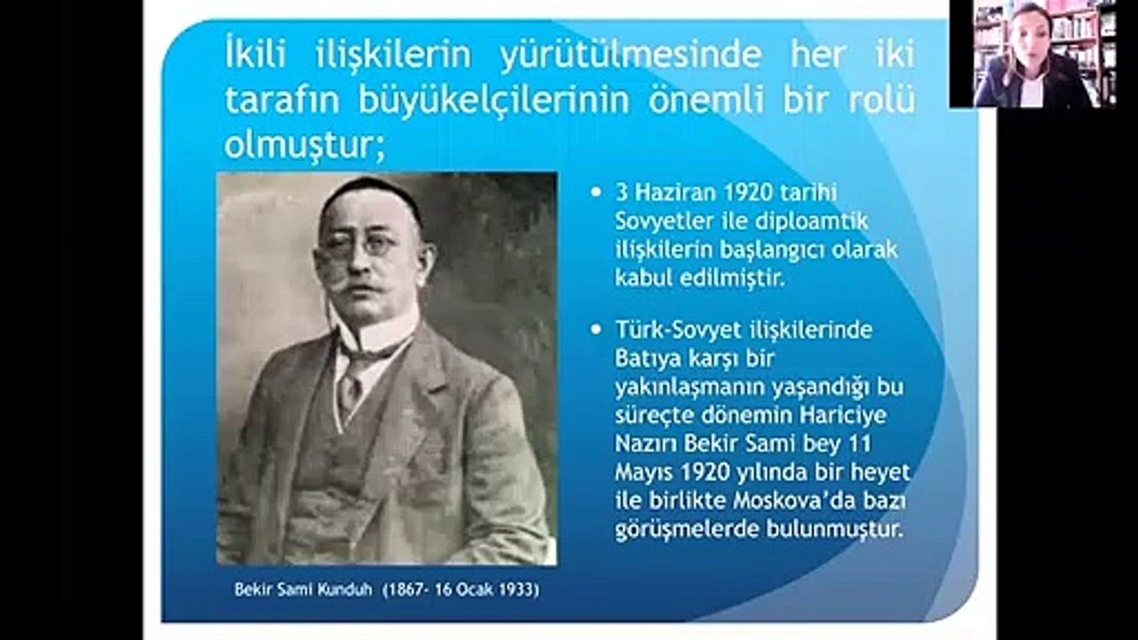 “YÜZÜNCÜ YILINDA MOSKOVA ANTLAŞMASI VE TÜRKİYE-RUSYA İLİŞKİLERİ” BAŞLIKLI KONFERANS (2/3)