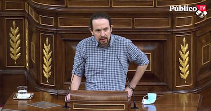 Así se despide Pablo Iglesias del Congreso