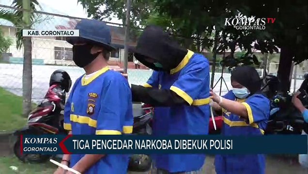 Polres Gorontalo bekuk tiga Pengedar Sabu