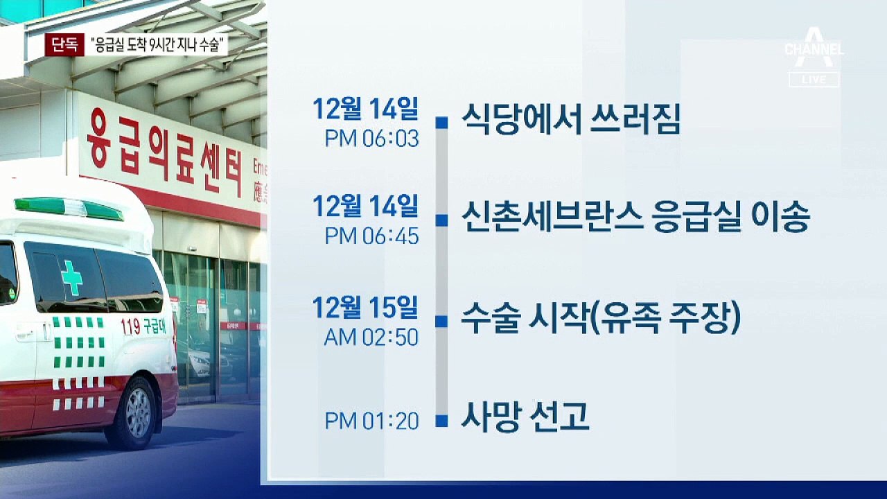 [단독]“신촌 세브란스병원, 환자 방치 사망”…수사 착수
