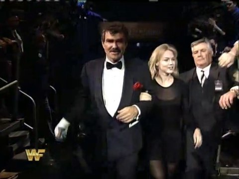 Burt Reynolds & Jennie Garth (WrestleMania X)