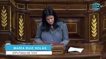 María Ruiz (VOX) a Iglesias: 