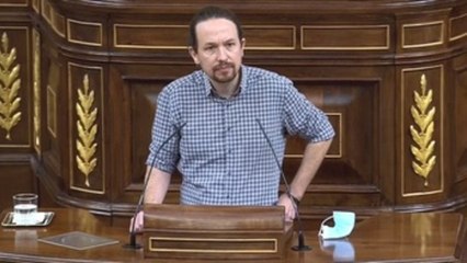 Iglesias dice adiós al Congreso recordando a los que lucharon contra el fascismo