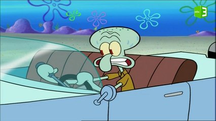 شفيق يهرب من سبونج بوب 