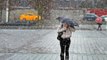 Erzincan'da dolu yağışı etkili oldu