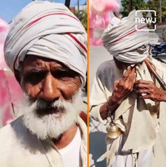 This 80-yr-old Walks 15kms Everyday, Only To Earn Rs 100