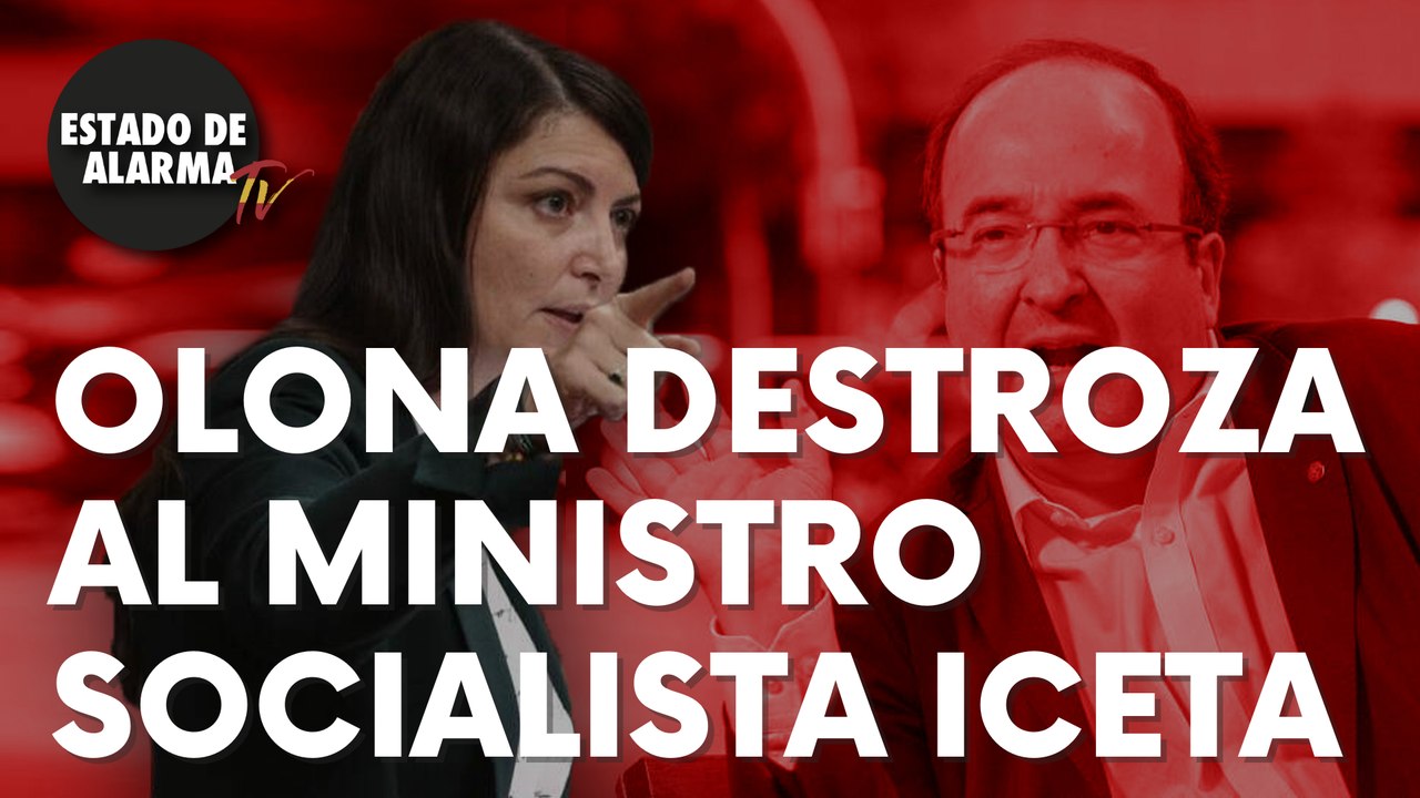 Macarena Olona destroza al ministro de Política...