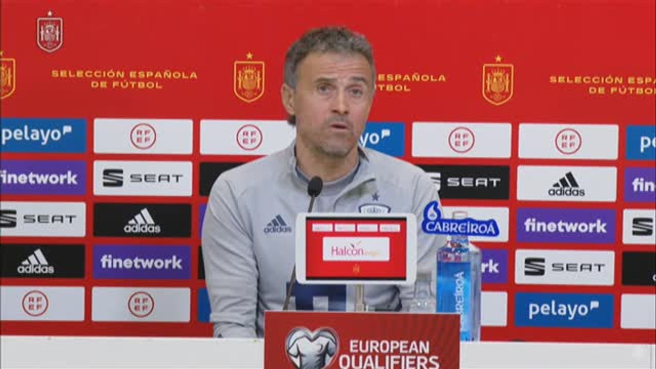 Luis Enrique: "Sé que voy a hacer con la portería pero no me interesa hacerlo público"