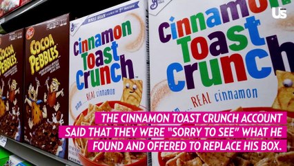 Danielle Fishel and Jensen Karp Find Shrimp Tails in Their Cinnamon Toast Crunch