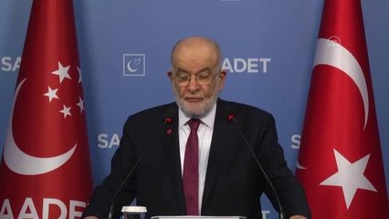 Karamollaoğlu: "Parti kapatmaların nihayete ermesi gerektiğini düşünüyoruz"