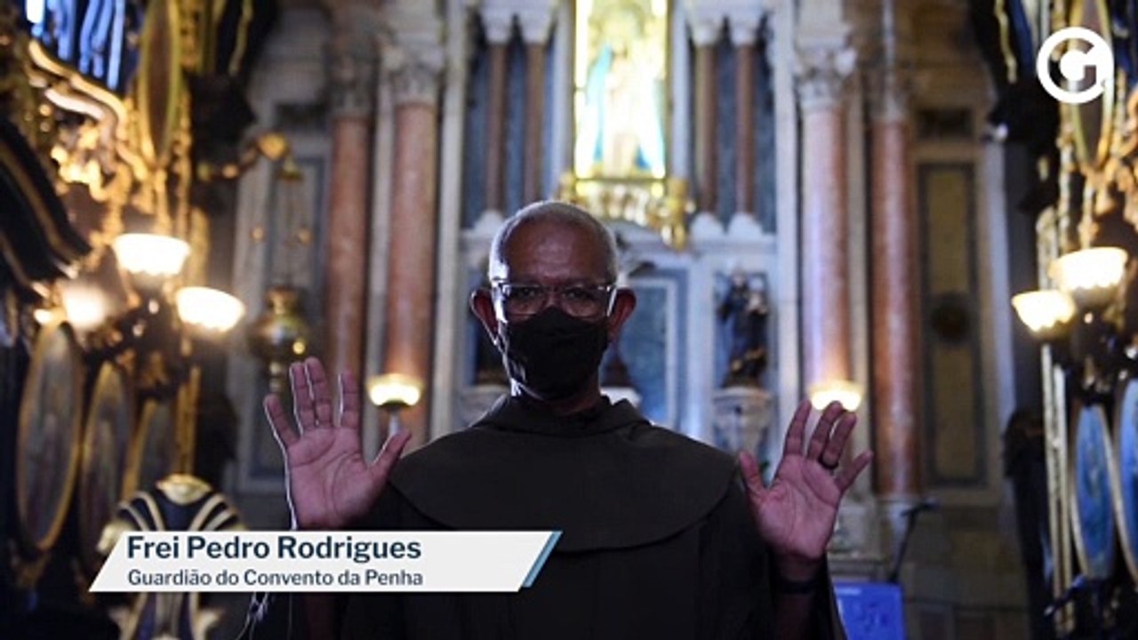 Minuto Festa da Penha: Benção e mensagem de fé do Frei Pedro de Oliveira, guardião do Convento da Penha