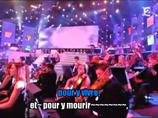 Johnny Hallyday & Chimène Badi_Derrière l'amour (Clip FR2 2008)karaoké