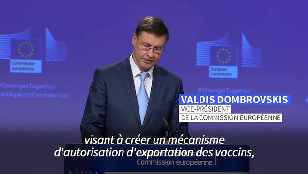 Vaccins anti-Covid: l'UE durcit son contrôle des exportations