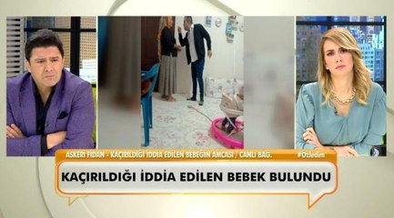 Kaçırıldığı iddia edilen bebeğin amcası canlı yayında konuştu