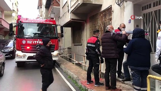 Samsun'da akılalmaz kaza... Kafasına demir merdiven saplandı