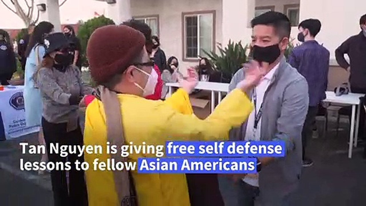 Asian Americans learn self defense in Californi...