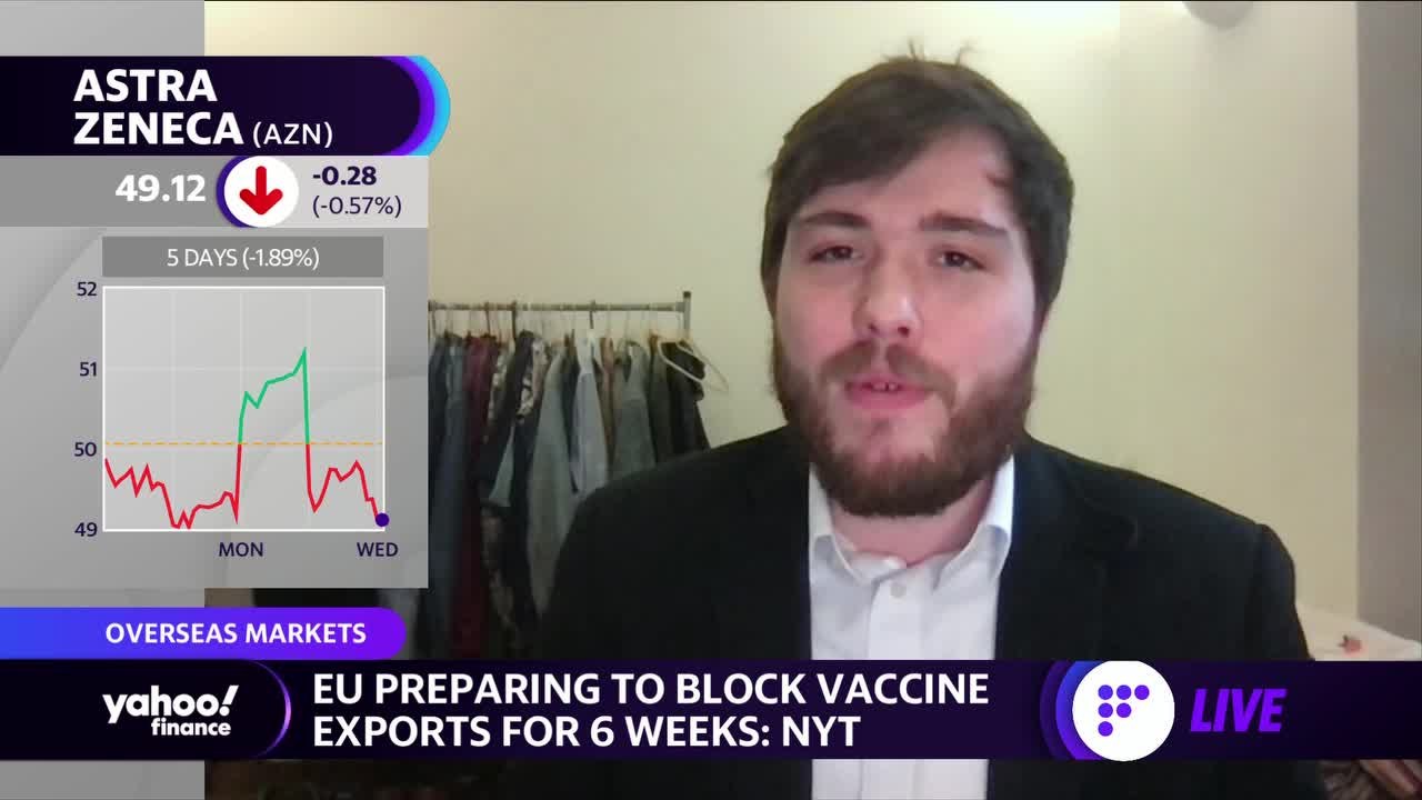 European stocks down amid COVID-19 third wave fears