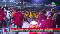 Los Karkiks ponen a bailar a sus fanáticos nicaragüenses en el Puerto Salvador Allende