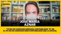 Aznar: “Yo no he conocido ninguna contabilidad ‘b’ en el Partido Popular, no he conocido más contabilidad que la oficial que se remitía puntualmente al tribunal de cuentas”