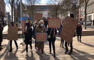Manifestation à Troyes pour la réouverture de tous les commerces, restaurants et bars