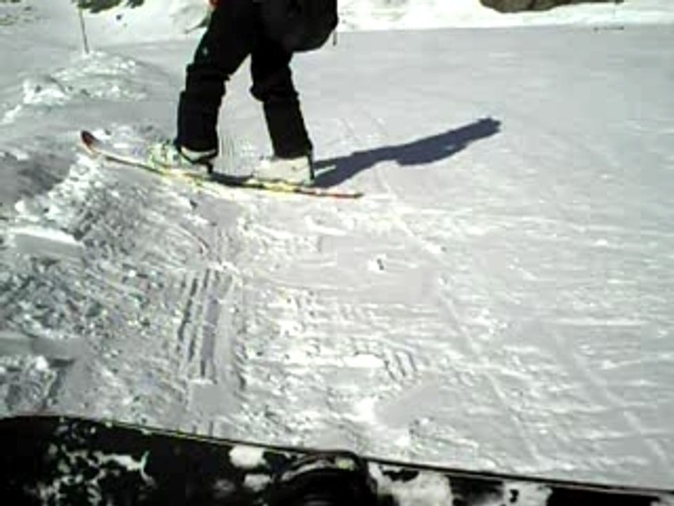 Petite descente à Tignes