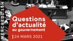 Les questions d'actualité au gouvernement du 24 mars 2021