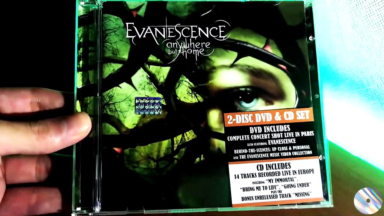 UNBOXING: EVANESCENCE - ANYWHERE BUT HOME (2004) | SONIDO ASTRAL