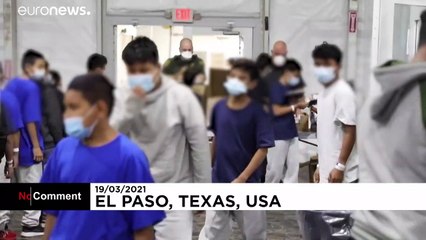 US authorities publish footage from migrant processing centre