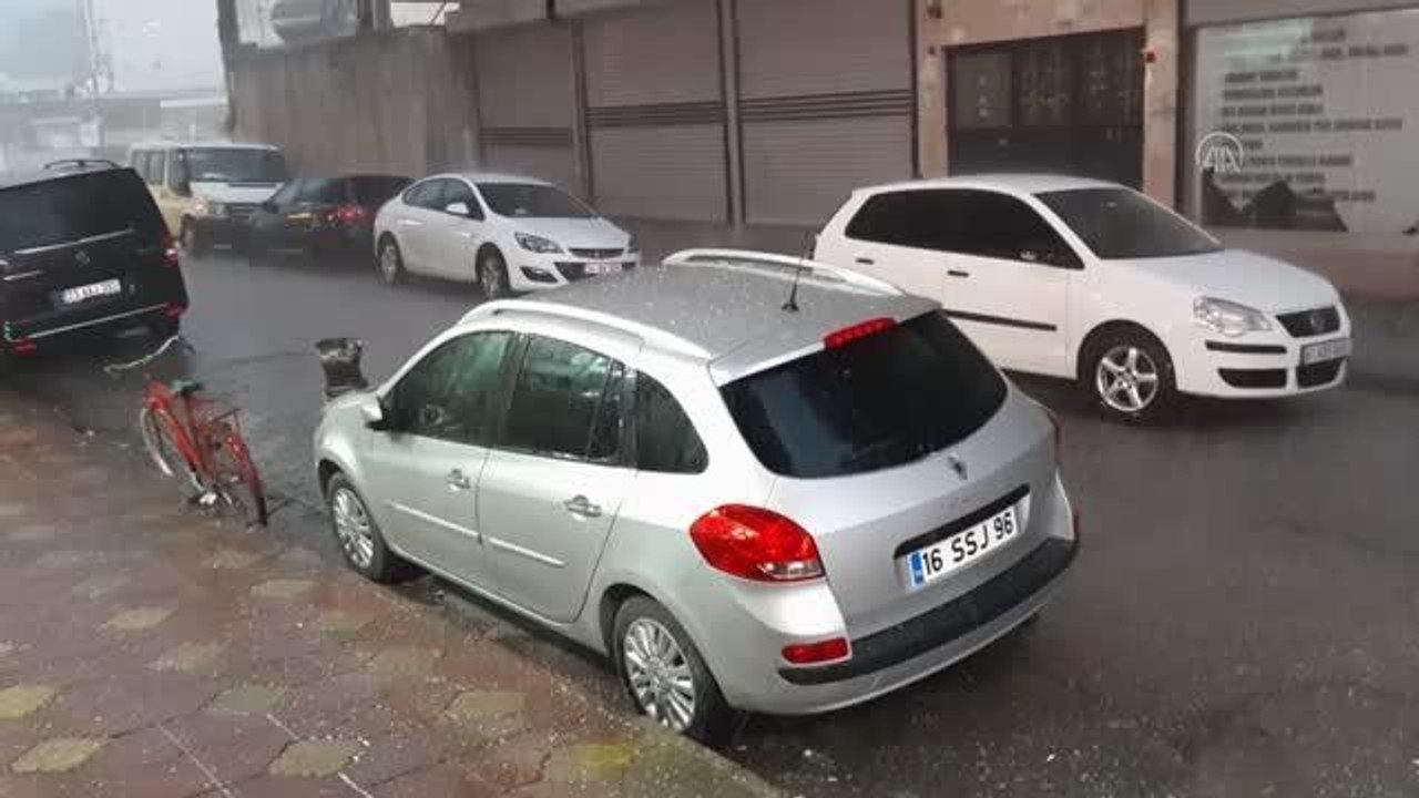 Dolu etkili oldu