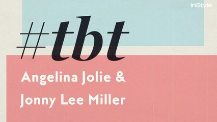 InStyle On: #TBT Angelina Jolie and Johnny Lee Miller