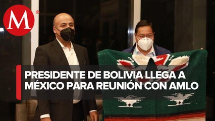 Presidente de Bolivia llega a México; tendrá encuentro con AMLO