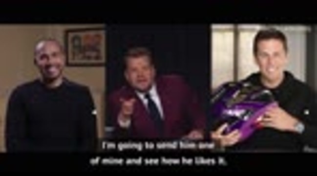 Brady keen to see Hamilton on the football field - Lewis not so much