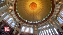 Taksim Camii'nin içi ilk kez görüntülendi