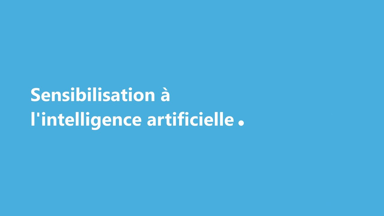 PONT #5 : Sensibilisation à l'intelligence artificielle à la M.I.A.
