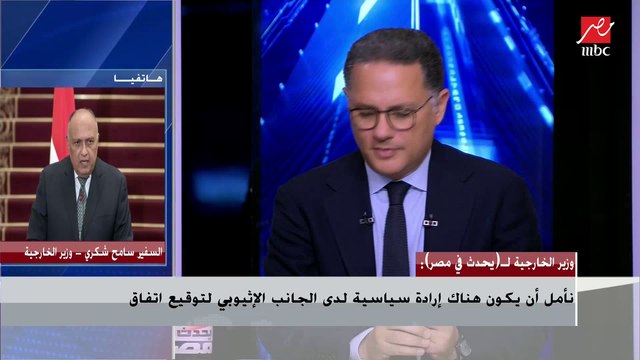 وزير الخارجية :الأمم المتحدة والاتحاد الأوروبي يرحبان بالدخول كواسطة فى مفاوضات سد النهضة