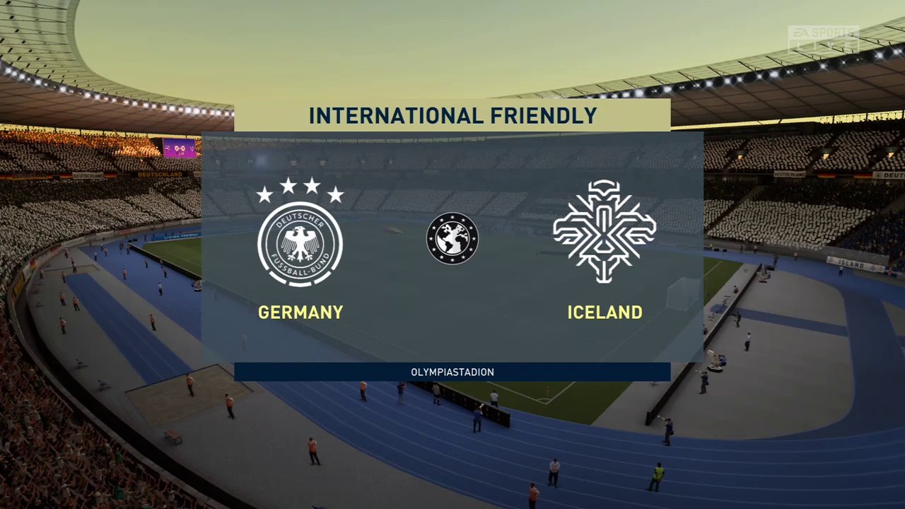 Germany vs Iceland || 2022 FIFA World Cup Qualifiers - 25th March 2021 || Fifa 21