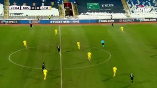 Arbër Zeneli goal - Kosovo 1-0 Lithuania 24/03/2021