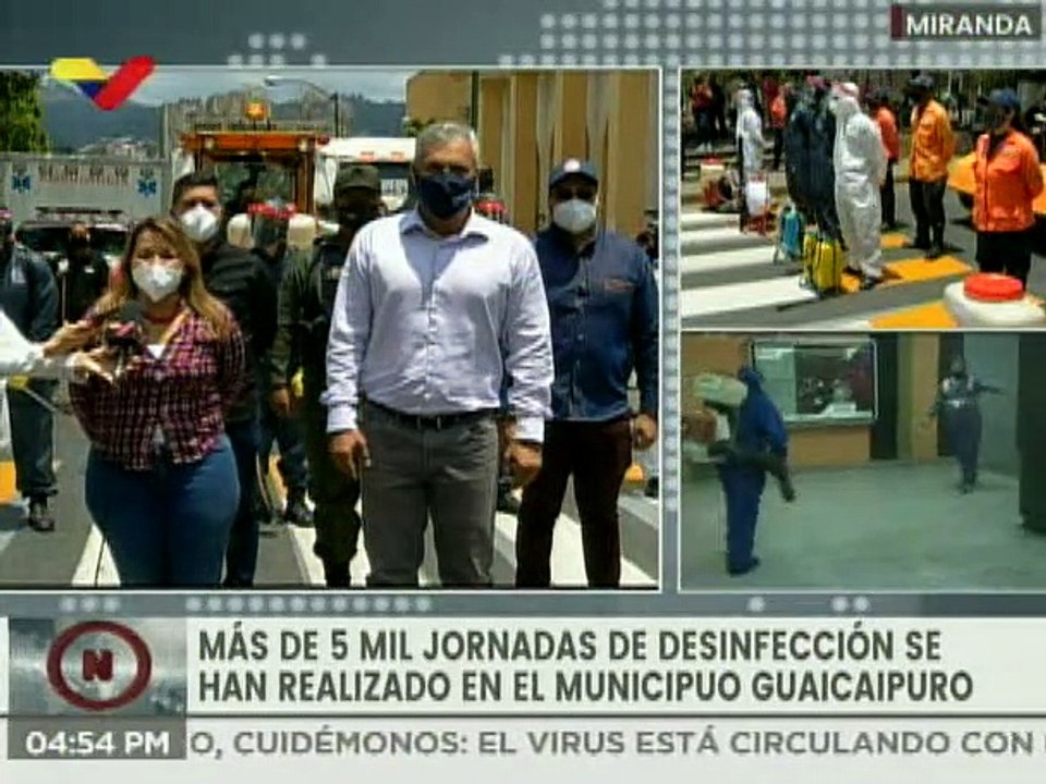 Más de 5 mil jornadas de desinfección se han realizado en el municipio Guaicaipuro del estado Miranda