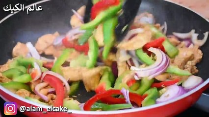 افخم ساندويش فاهيتا دجاج بتتبيله مميزة وطعم اكثر من رائع