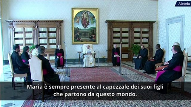 Papa Francesco: Maria è sempre presente accanto a chi sta morendo