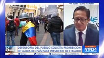 Defensor del Pueblo acusa de delitos de lesa humanidad a presidente de Ecuador