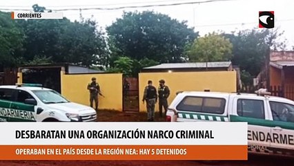 Desbaratan una organización narco criminal que operaba en el país desde la región NEA: hay 5 detenidos